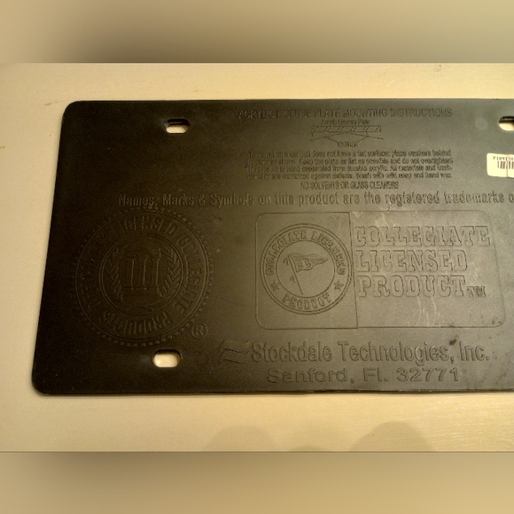 Vintage University of Miami Car tag NWT - Picture 5 of 9